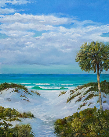 Dreams of Summer Dunes  24x30  oil on canvas