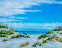 Dunes in Paradise oil on canvas 30x24