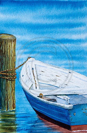 Harbor Companion Row Boat tied up Available